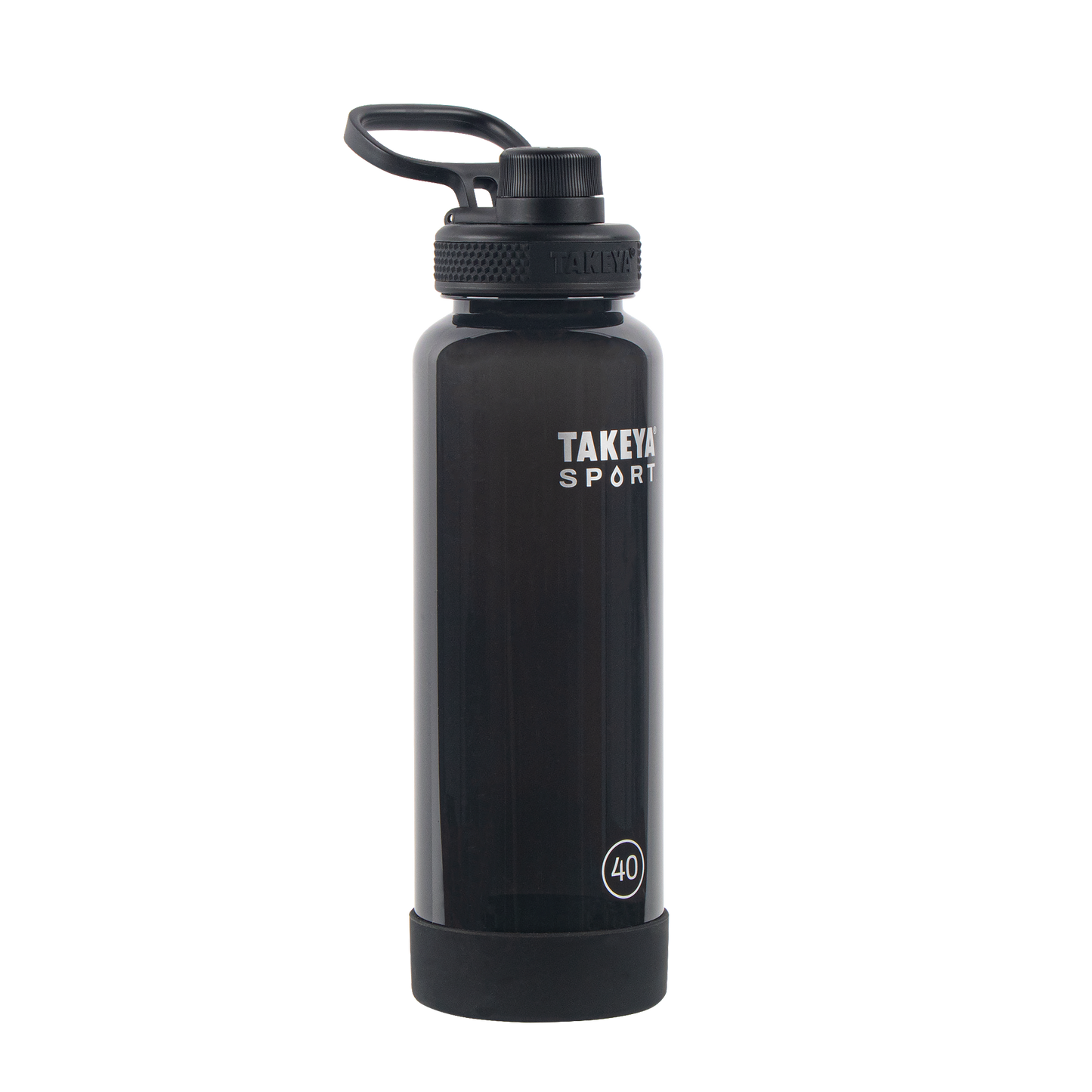 tritan-sport-water-bottle-with-spout-lid-e5 52023-TKS-Tritan-Spout-40-GrandSlamBlack-frontangle.png