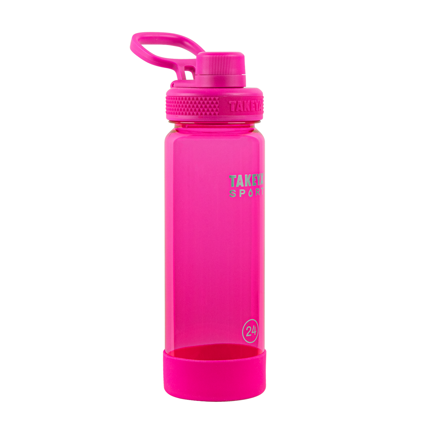 tritan-sport-water-bottle-with-spout-lid-e5 51671-TKS-Tritan-Spout-24-PinkSweep-frontangle.png