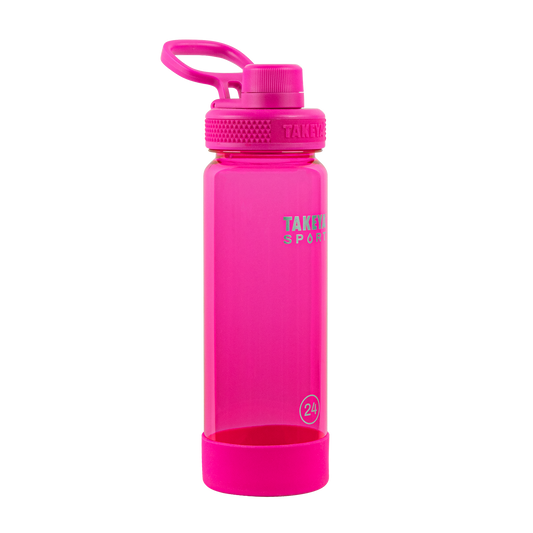 tritan-sport-water-bottle-with-spout-lid-e5 51671-TKS-Tritan-Spout-24-PinkSweep-frontangle.png