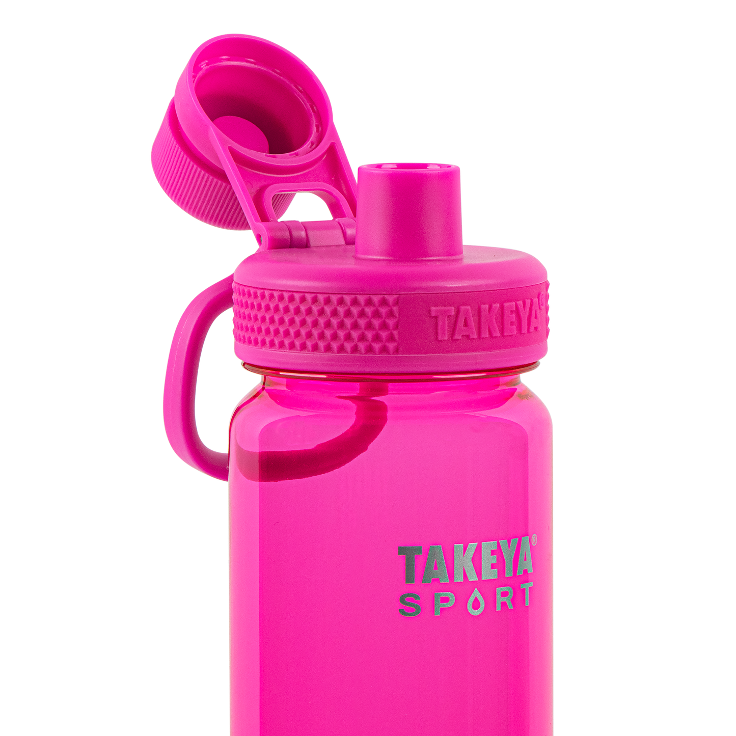 tritan-sport-water-bottle-with-spout-lid-e5 51671-TKS-Tritan-Spout-24-PinkSweep-openlid.png