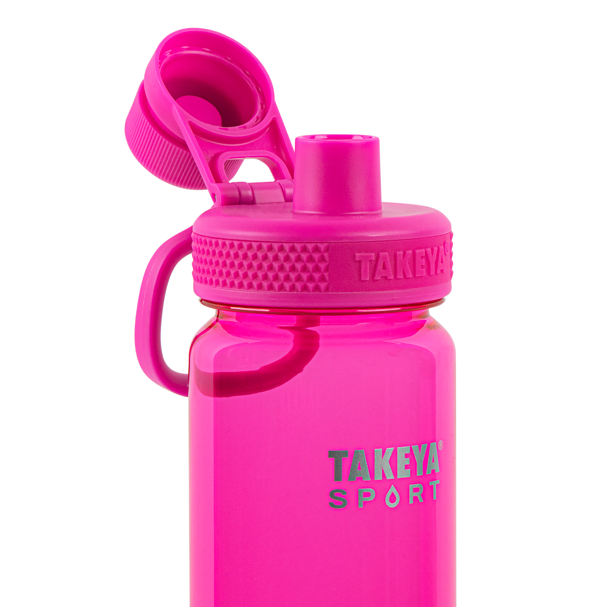 tritan-sport-water-bottle-with-spout-lid-e5 51671-TKS-Tritan-Spout-24-PinkSweep-openlid.png