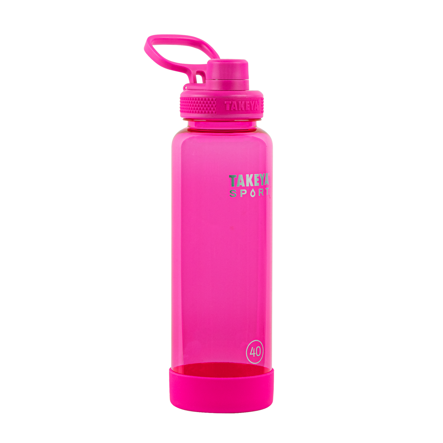 tritan-sport-water-bottle-with-spout-lid-e5 52030-TKS-Tritan-Spout-40-PinkSweep-frontangle.png